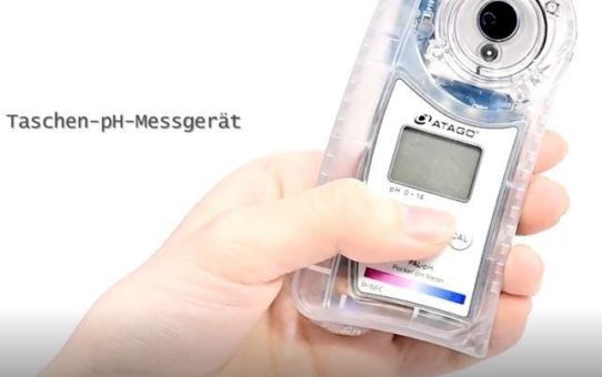 Neues Taschen pH-Meter „PAL-pH Amine“ von ATAGO