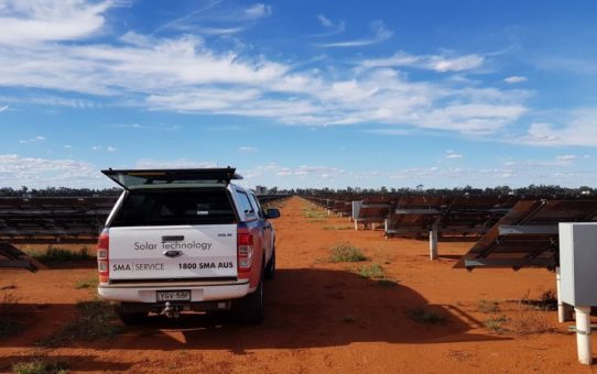 SMA verkauft 2020 1,6 GW Wechselrichter-Leistung für PV-Kraftwerke in Australien