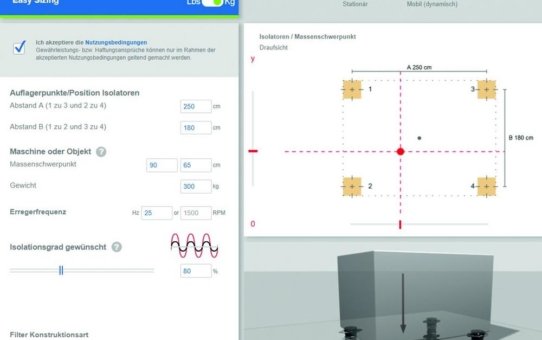 Neues Online-Tool von ACE: Schwingungsdämpfung von A bis Z