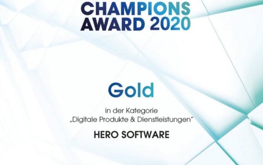 Telekom und WirtschaftsWoche zeichnen HERO Software mit dem Digital Champions Award aus