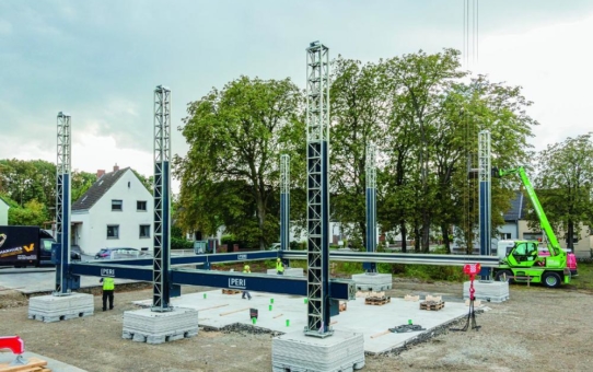 PERI druckt erstes Wohnhaus Deutschlands