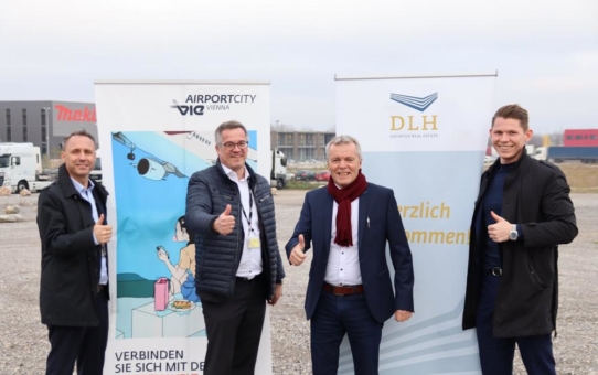 Neue Betriebsansiedlung in der Vienna Airport Region: Logistikimmobilienentwickler DLH baut auf 30.000m2 Fläche