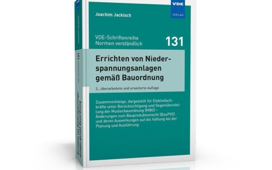 Neuerscheinung: Errichten von Niederspannungsanlagen gemäß Bauordnung