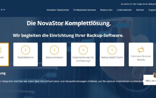 NovaStor fokussiert sich auf neue Datensicherungs-Lösung und nimmt Systemhäuser ins Visier