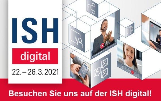 DEOS AG nimmt an der ISH digital 2021 als Aussteller teil