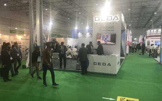 GEDA erfolgreich auf der bauma Conexpo India 2018 in Neu-Delhi