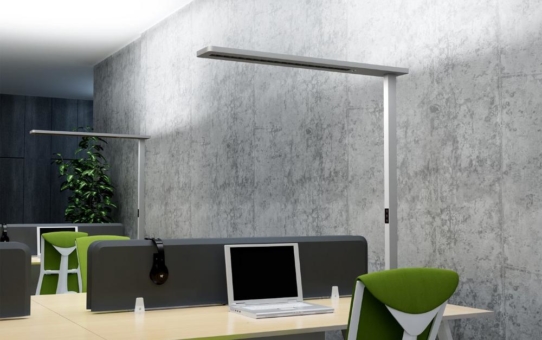 LED-Büro-Stehleuchte mit hoher Lichtleistung