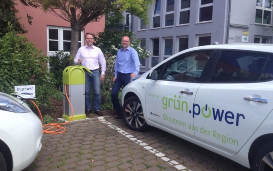 Elektroautos mit echtem Ökostrom von grün.power laden