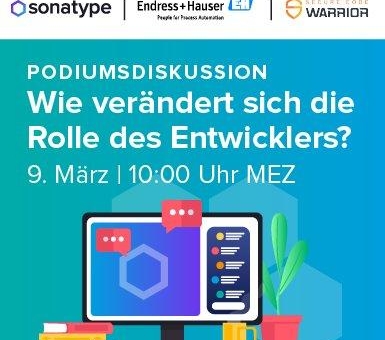 Podiumsdiskussion - Wie verändert sich die Rolle des Entwicklers? (Webinar | Online)