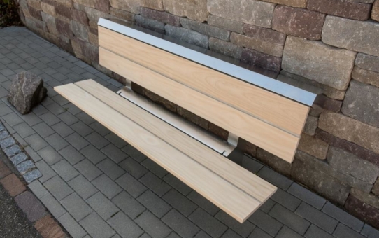 Die Parkbank der Zukunft ist immer trocken