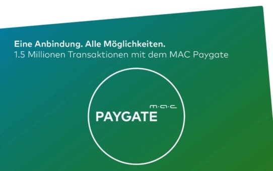 1.5 Millionen Transaktionen mit dem MAC Paygate