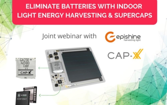 e-peas-Webinar: Wie Sie Innenbeleuchtungen für das Energiemanagement von IoT-Devices nutzen können