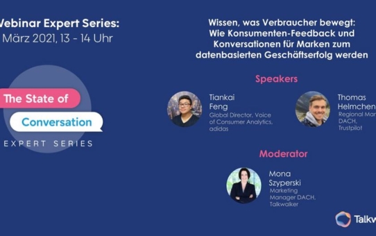 Wissen, was Verbraucher wirklich bewegt: State of Conversation 2021. (Webinar | Online)