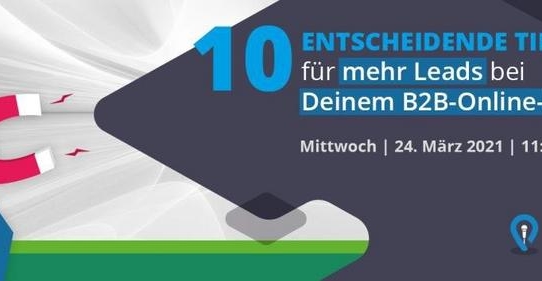 Event-Tech-Talk zur Leadgenerierung auf B2B-Online-Events am 24. März