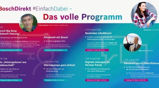 Erfolgreicher Auftakt für BoschDirekt 2021