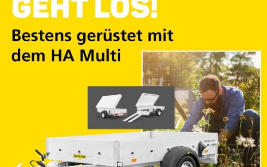 Bereit für den Frühling mit dem Humbaur HA Multi