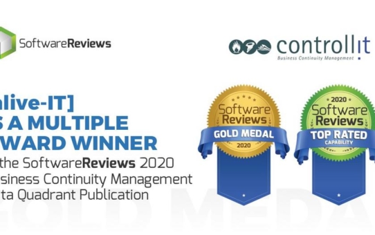 Controllit AG gewinnt die Software Review Gold Medal 2020