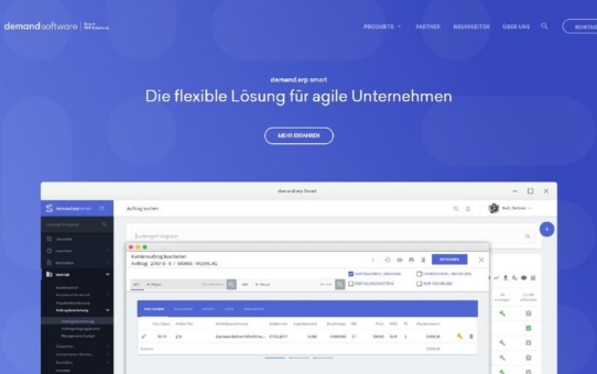 Klar, schnell, responsive: demand software mit neuer Website