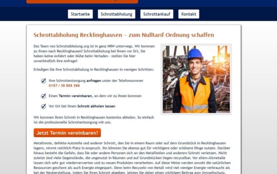 Schrott loswerden leicht gemacht: Die Altmetall Abholung in Recklinghausen arbeitet zuverlässig und schnell