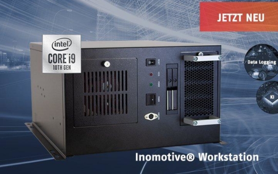 Produktneuheit: Inomotive® Workstation - Leistungsstark wie 19“ - robust & kompakt wie embedded PCs