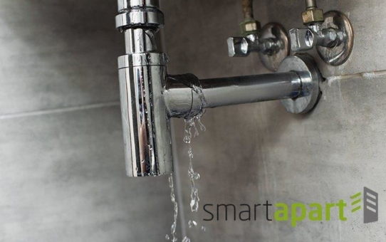 Laufender Wasserhahn oder Havarie – smartapart Lösungen schützen effektiv vor Wasserschäden