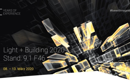 myGEKKO präsentiert neue Kooperationen und Produkte auf der Light & Building 2020