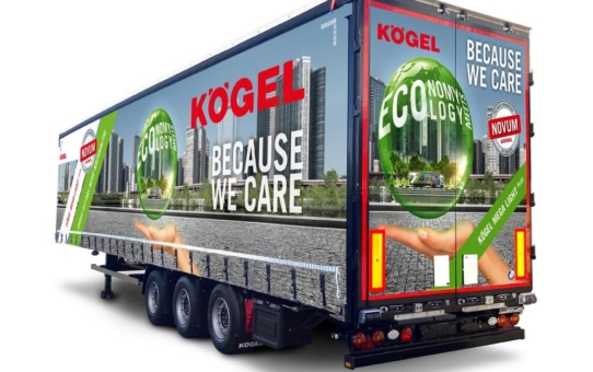 Der Kögel Mega Lightplus vereint großes Ladevolumen und maximale Nutzlast