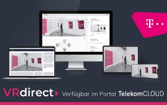 VRdirect und die Deutsche Telekom vereinbaren Technologie-Partnerschaft