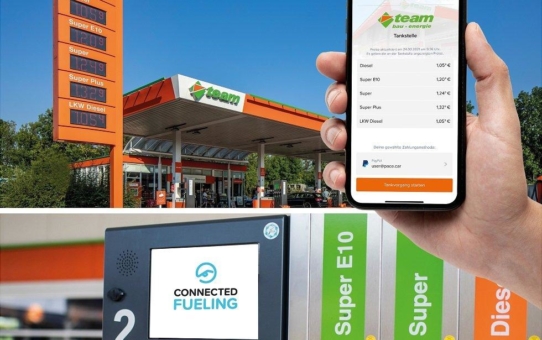 Tankstellen von team energie schließen sich der Connected-Fueling-Plattform von Pace Telematics an