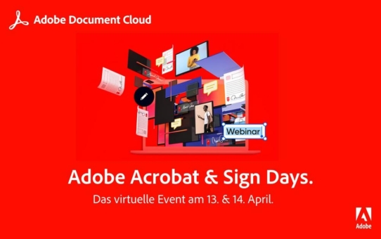 Prozesse erfolgreich digitalisieren:  Eventreihe von Adobe geht in die zweite Runde