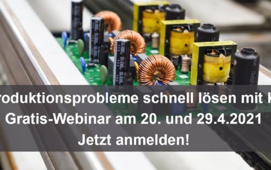 Mit KI Probleme in der Produktion schnell lösen - Gratis-Webinar (Webinar | Online)