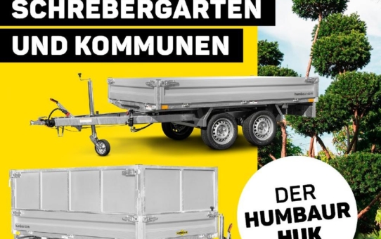 Ideal für Garten, Schrebergarten und Kommunen - der Humbaur HUK