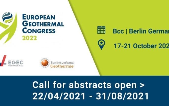 Europäischer Geothermiekongress 2022: Call for Abstracts eröffnet