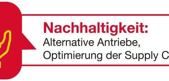 Top-Thema Nachhaltigkeit: Alternative Antriebe, Optimierung der Supply Chain