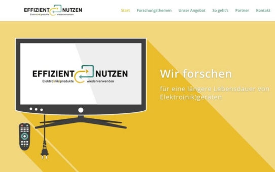 Forschungsprojekt „EffizientNutzen“ repariert Unterhaltungselektronik in Praxisstudie