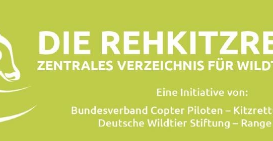 Größtes Zentrales Verzeichnis von Wildtierrettern geht unter dem Namen „Die Rehkitzretter“ an den Start!