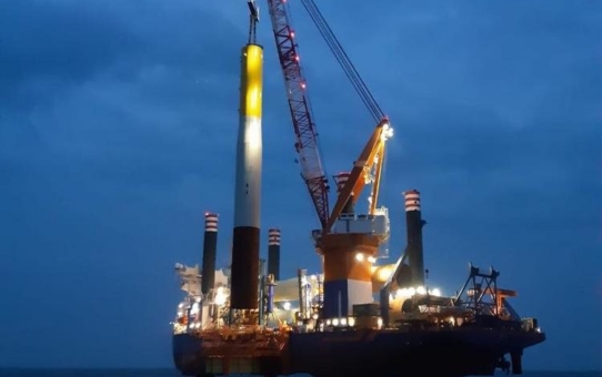 Stahl für die Energiewende: Der Offshore Windpark Borssele III und IV baut auf Grobblech von Dillinger