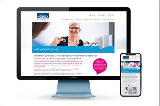 HÖREX mit neuer Website und neuem Corporate Design online