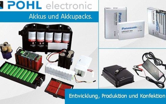 Pohl Electronic – renommierte Marken-Akkus und individuelle Konfektion von Akkupacks
