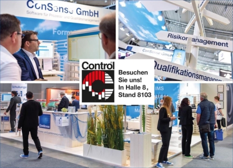 Control 2019 mit frischen News der ConSense GmbH