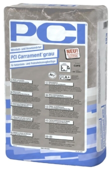 PCI Carrament® grau - jetzt noch mehr Verarbeitungskomfort und größere Zeitersparnis