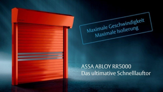 Die Zeit der Kompromisse ist vorbei: Höchste Effizienz mit der neuen Generation der Schnelllauftore