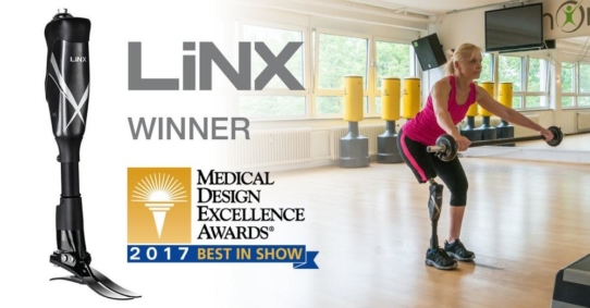 Intelligenteste Beinprothese der Welt wird mit "Best Medical Design" geehrt