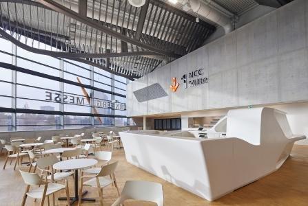 Interieur für einen preisgekrönten Bau von Zaha Hadid Architects