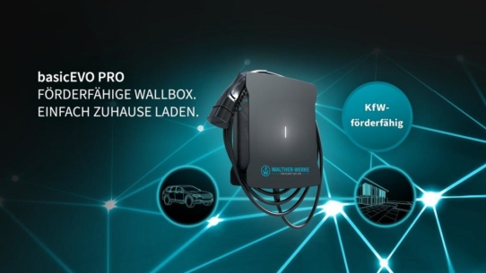 basicEVO PRO - WALTHER-WERKE bringt neue, förderfähige Wallbox für den Privatbereich auf den Markt