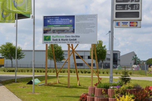 Klimaschonend tanken im Emsland - Startschuss für die erste LNG Tankstelle im Emsland