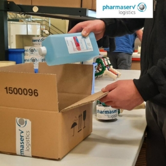 Pharmaserv Logistics und schülke bauen ihre Kooperation bei der Auslieferung von Desinfektionsmitteln in der Pharmabranche aus