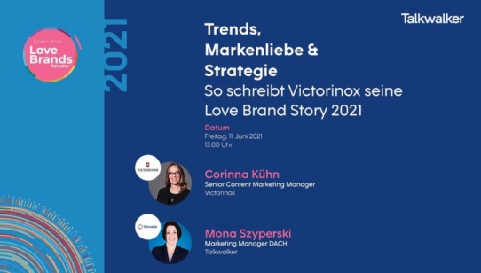 Trends, Markenliebe & Strategie - So schreibt Victorinox seine Love Brand Story 2021 (Webinar | Online)