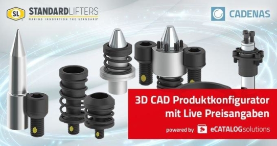 Standard Lifters Inc. veröffentlicht Online Konfigurator mit intelligenten 3D CAD Modellen powered by CADENAS