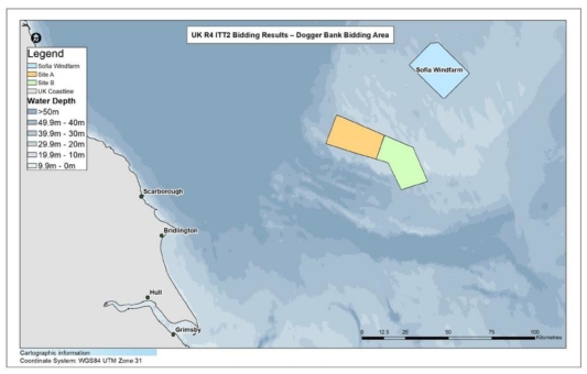 RWE in britischer Ausschreibung um die Vergabe von Gebieten zur Entwicklung neuer Offshore-Windprojekte erfolgreich